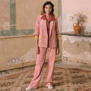 Sezane Martin trousers - blush